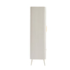 Dusklia - Hattie 2 Door Wardrobe with Drawer - Warm White