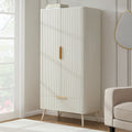 Dusklia - Hattie 2 Door Wardrobe with Drawer - Warm White