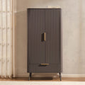 Dusklia - Hattie 2 Door Wardrobe with Drawer  - Mocha