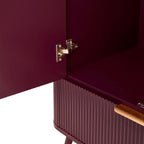 Dusklia - Hattie 2 Door Wardrobe with Drawer - Tawny Port