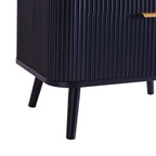 Dusklia - Hattie 2 Drawer Bedside Table- Midnight