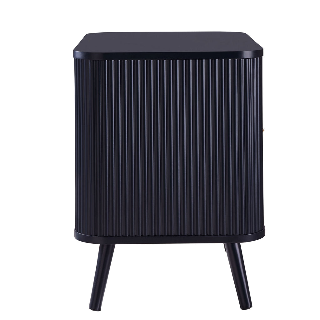 Dusklia - Hattie 2 Drawer Bedside Table- Midnight