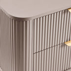 Dusklia - Hattie 2 Drawer Bedside Table - Taupe