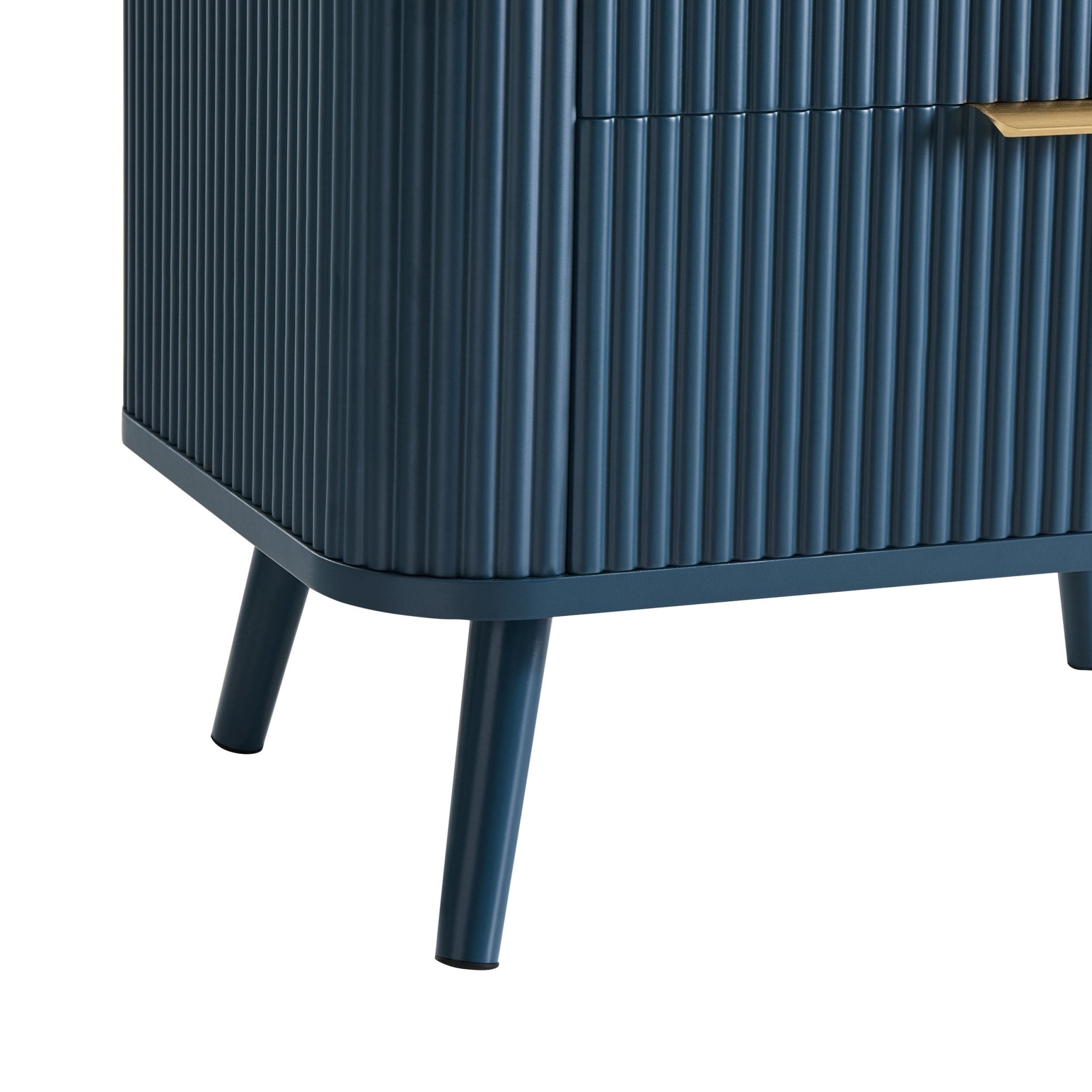 Dusklia - Hattie 2 Drawer Bedside Table - Teal