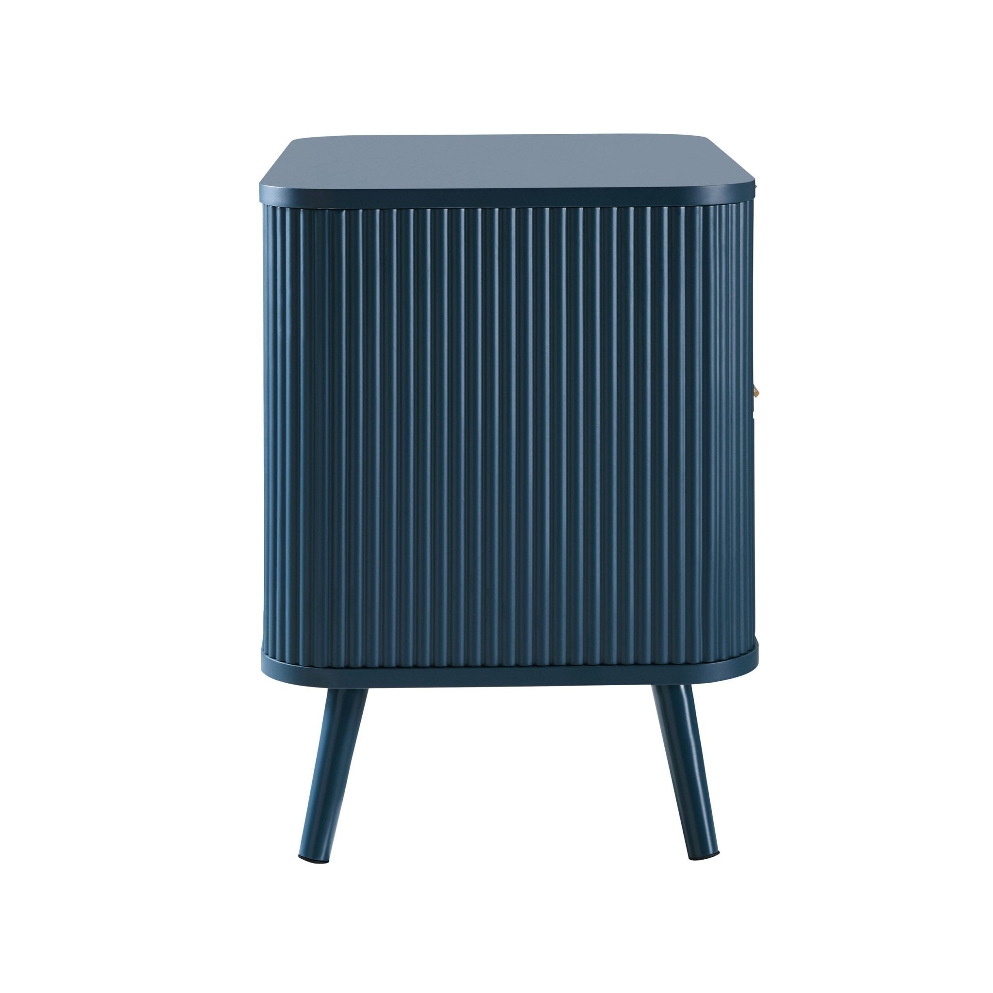 Dusklia - Hattie 2 Drawer Bedside Table - Teal