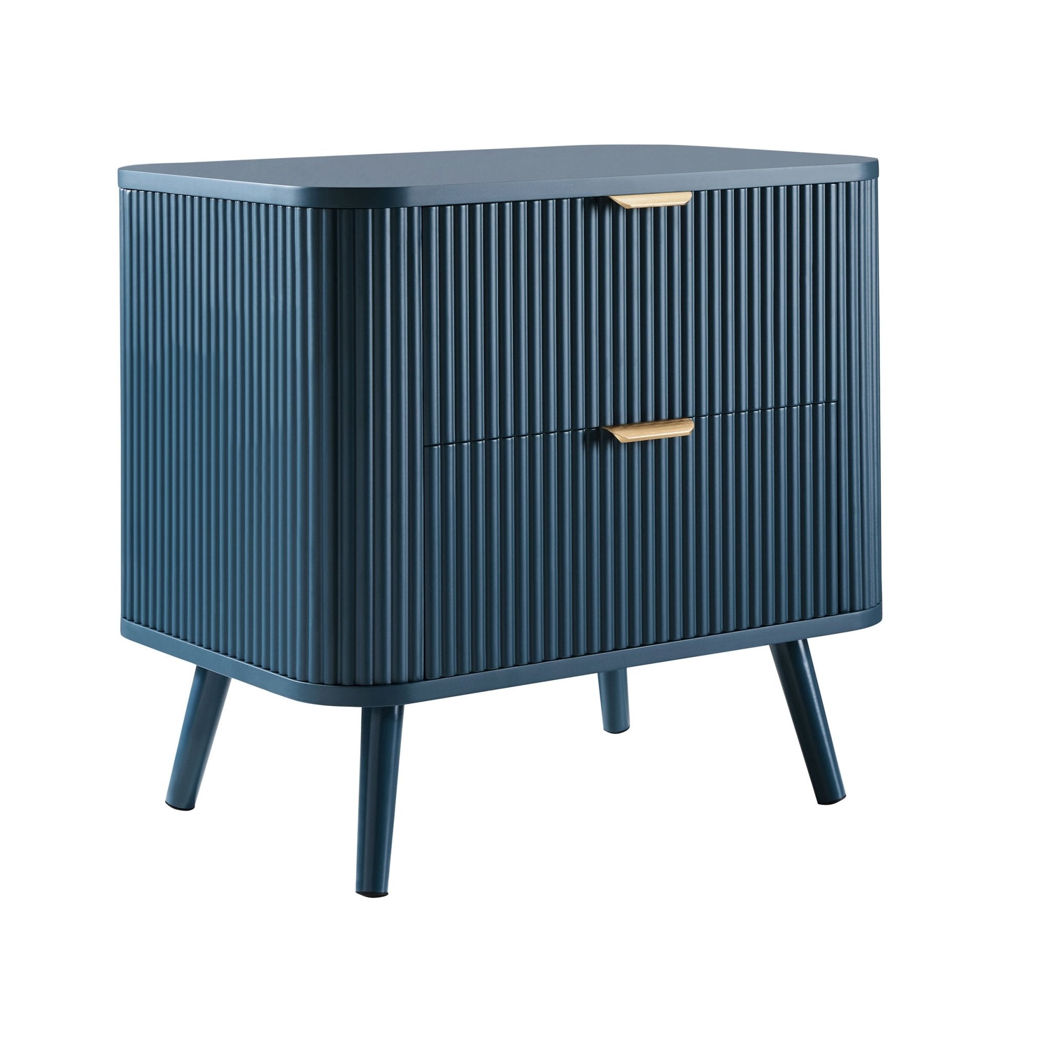 Dusklia - Hattie 2 Drawer Bedside Table - Teal