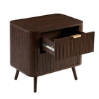 Dusklia - Hattie 2 Drawer Bedside Table - Walnut