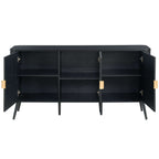 Dusklia - Hattie 3 Door Sideboard - Black