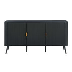 Dusklia - Hattie 3 Door Sideboard - Black