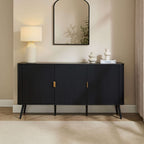 Dusklia - Hattie 3 Door Sideboard - Black
