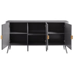 Dusklia - Hattie 3 Door Sideboard - Light Grey