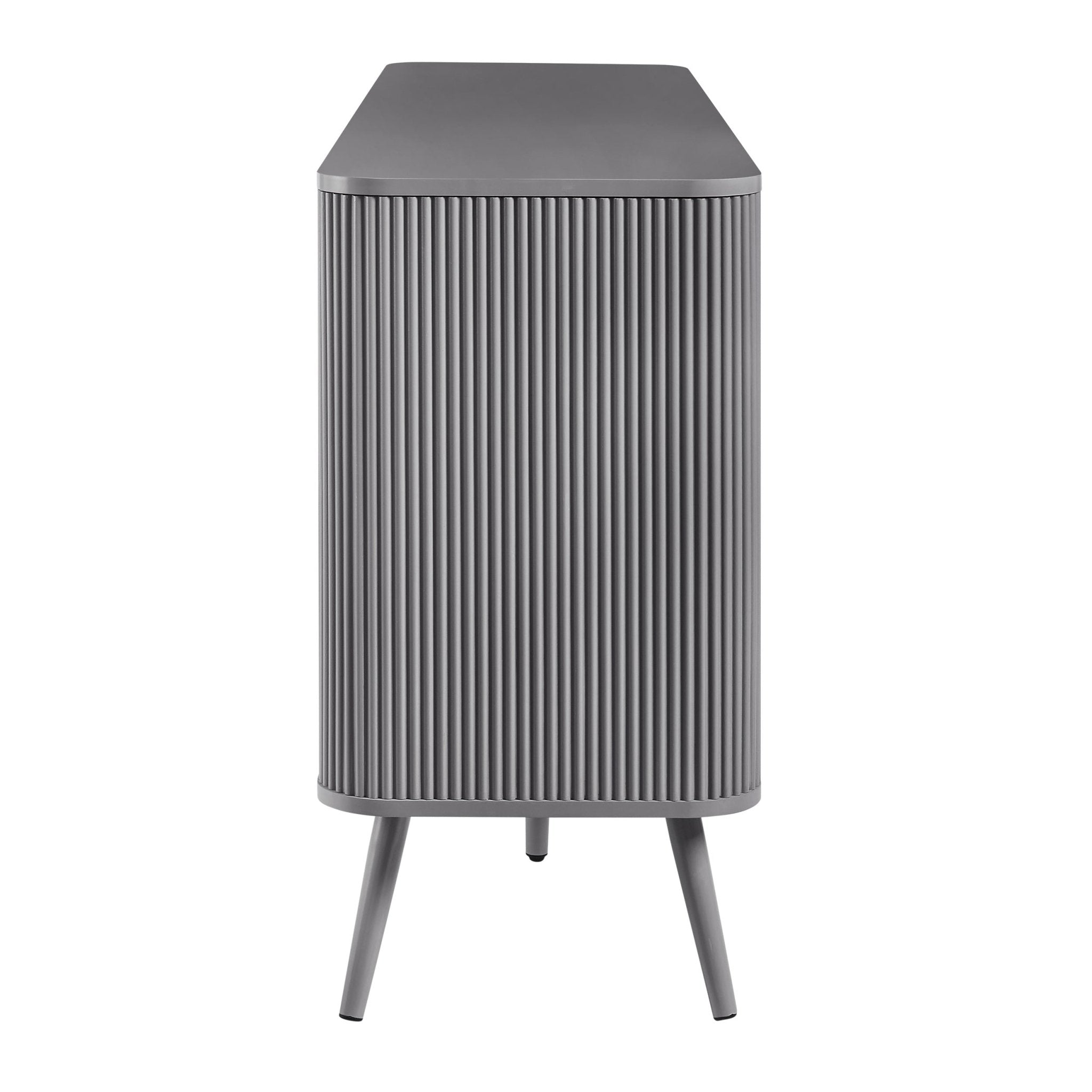Dusklia - Hattie 3 Door Sideboard - Light Grey