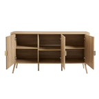 Dusklia - Hattie 3 Door Sideboard - Light Wood