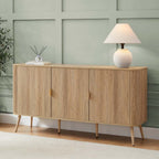 Dusklia - Hattie 3 Door Sideboard - Light Wood