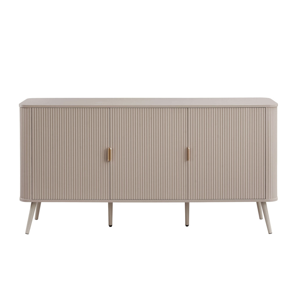 Dusklia - Hattie 3 Door Sideboard - Taupe