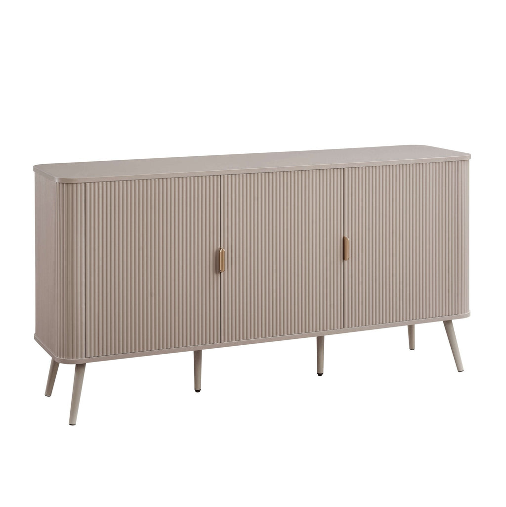 Dusklia - Hattie 3 Door Sideboard - Taupe