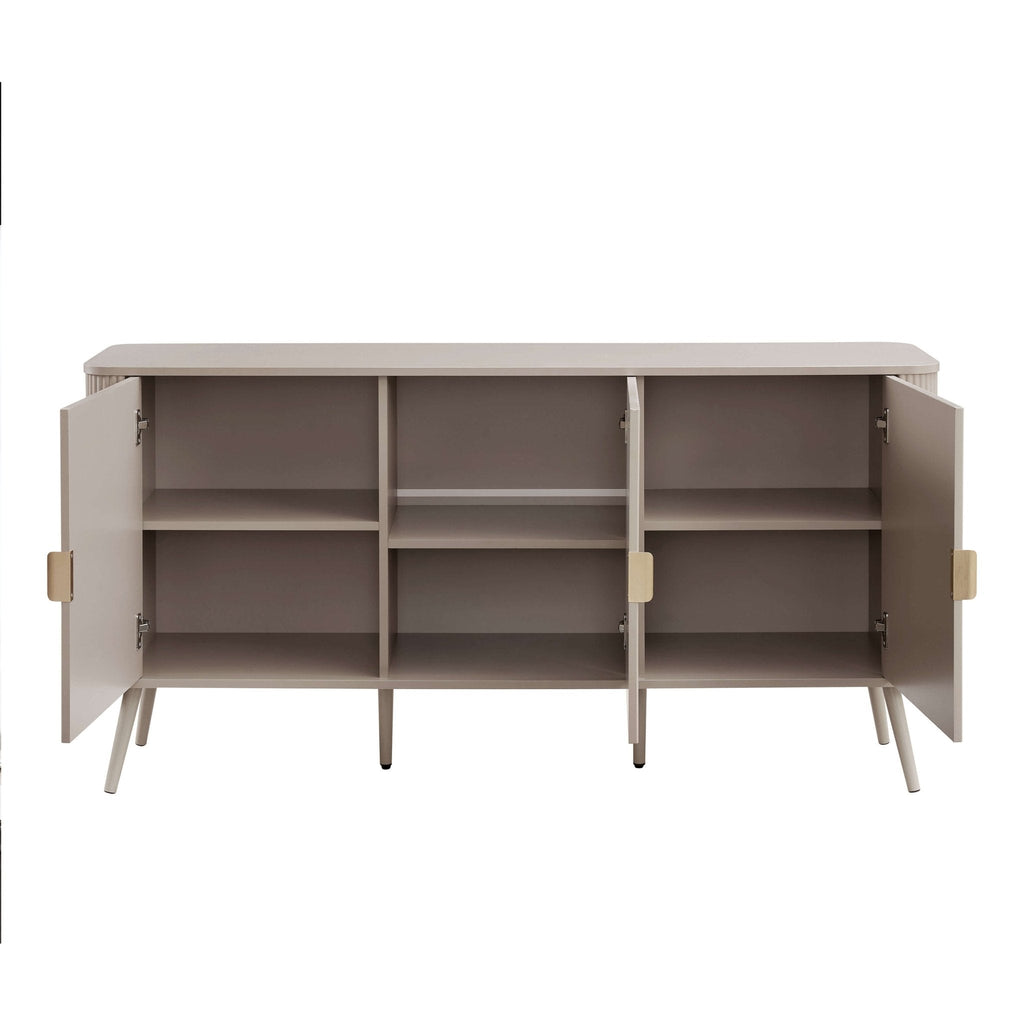 Dusklia - Hattie 3 Door Sideboard - Taupe