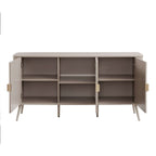 Dusklia - Hattie 3 Door Sideboard - Taupe