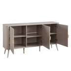 Dusklia - Hattie 3 Door Sideboard - Taupe
