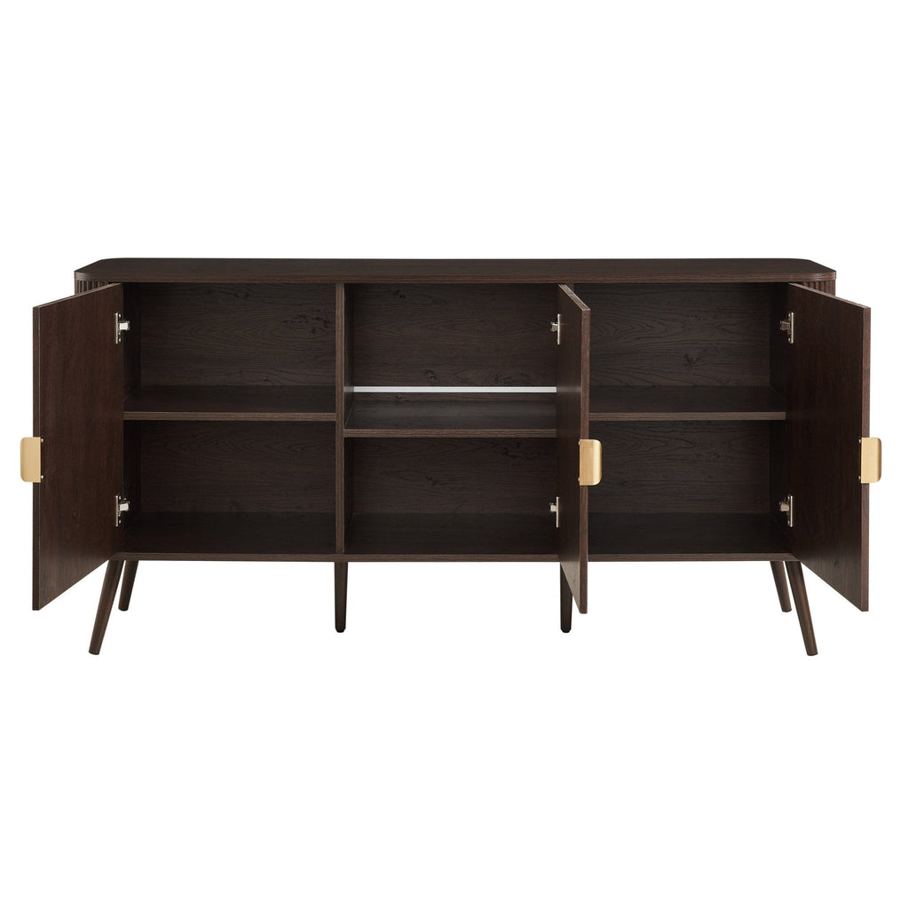 Dusklia - Hattie 3 Door Sideboard - Walnut