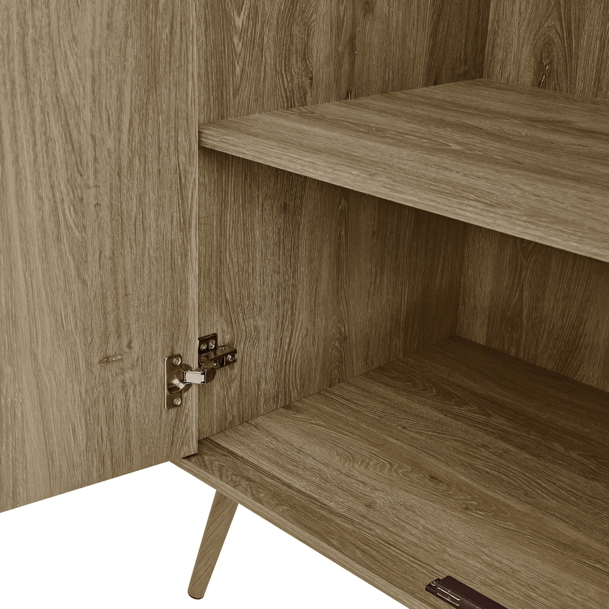 Dusklia - Hattie 3 Door Wardrobe - Light Wood