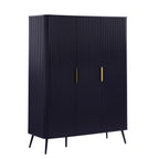 Dusklia - Hattie 3 Door Wardrobe - Midnight