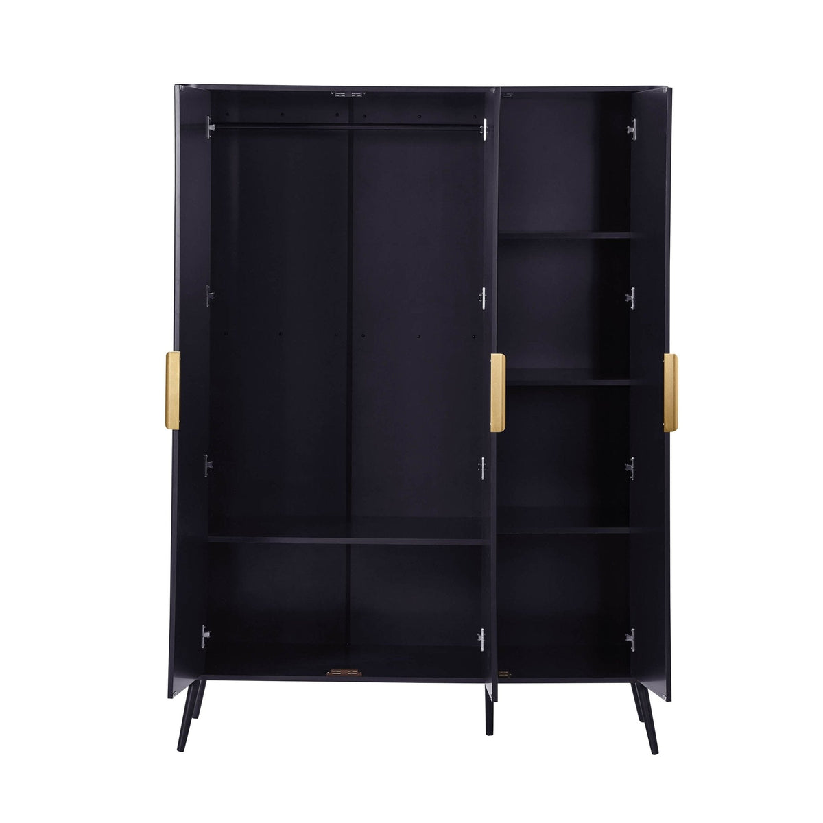 Dusklia - Hattie 3 Door Wardrobe - Midnight