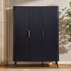 Dusklia - Hattie 3 Door Wardrobe - Midnight