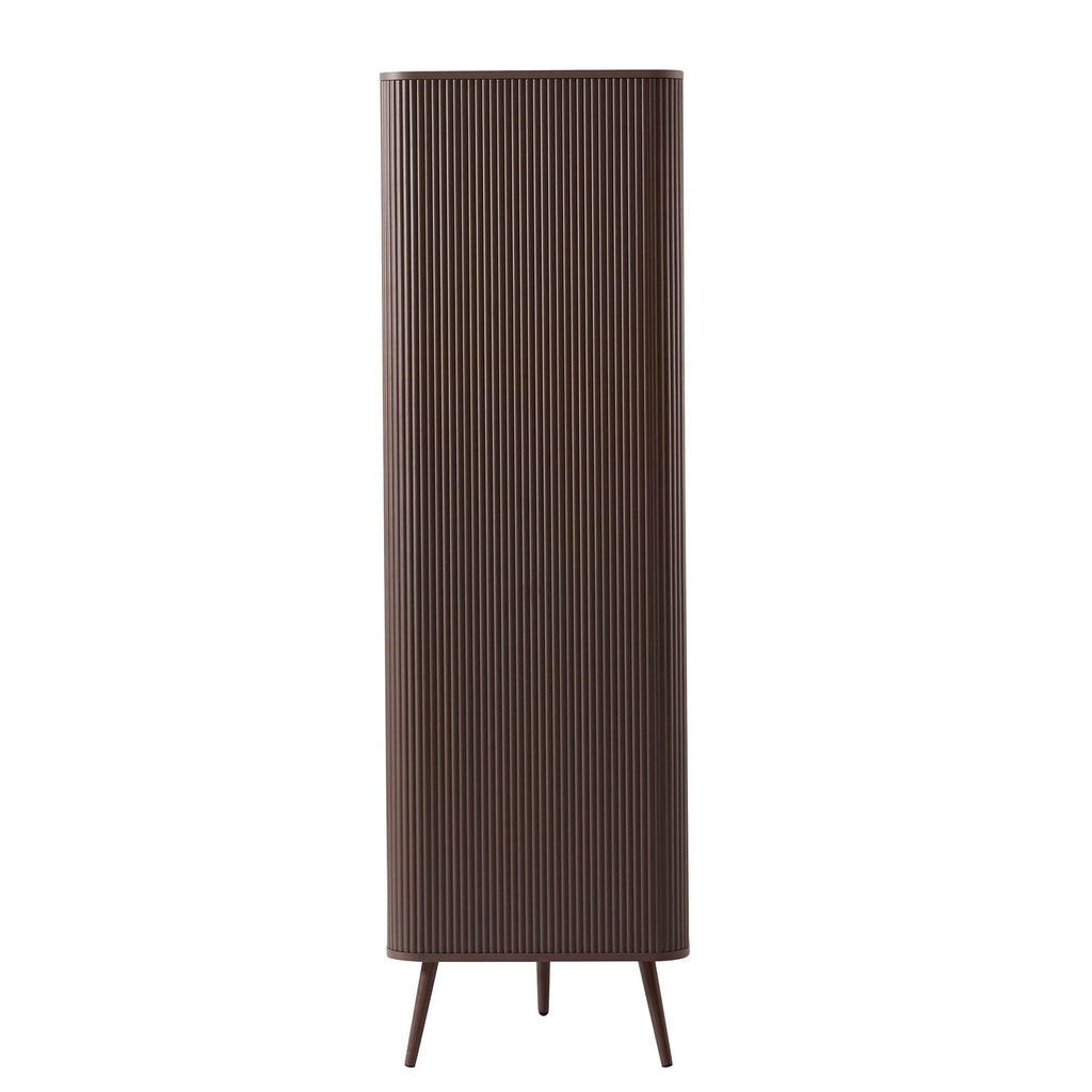 Dusklia - Hattie 3 Door Wardrobe - Mocha