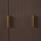 Dusklia - Hattie 3 Door Wardrobe - Mocha