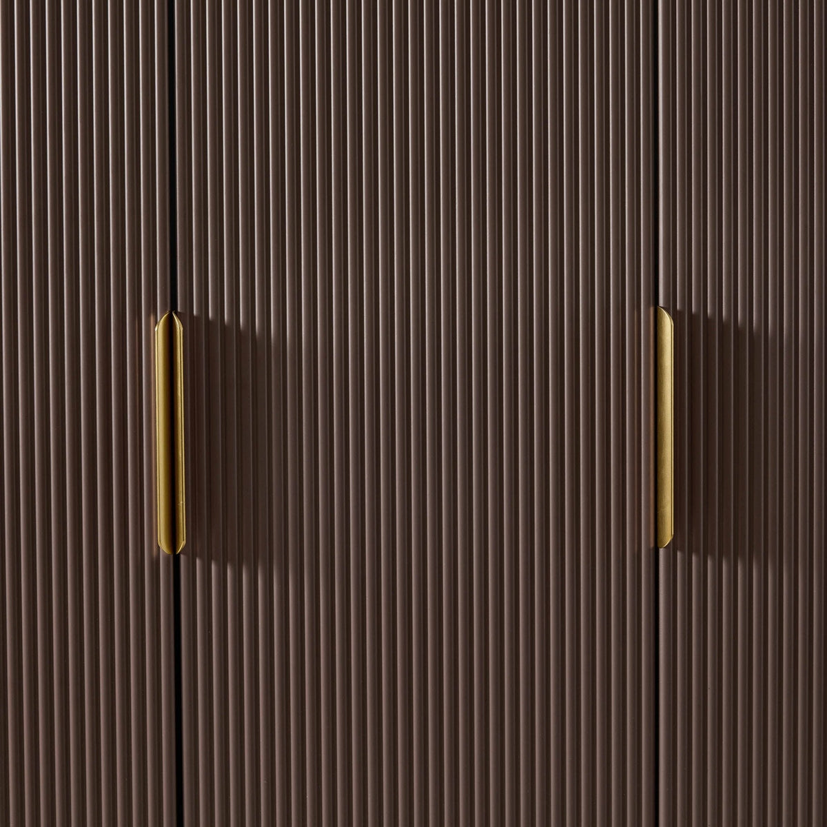 Dusklia - Hattie 3 Door Wardrobe - Mocha