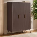 Dusklia - Hattie 3 Door Wardrobe - Mocha