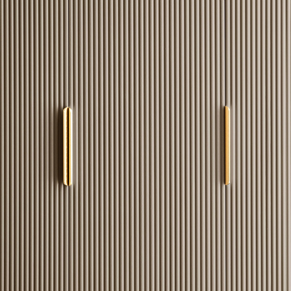 Dusklia - Hattie 3 Door Wardrobe - Taupe