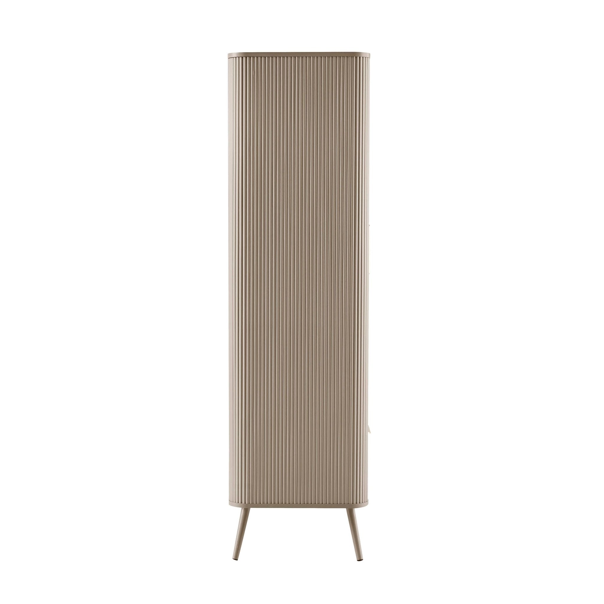 Dusklia - Hattie 3 Door Wardrobe - Taupe