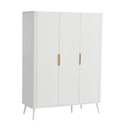 Dusklia - Hattie 3 Door Wardrobe - Warm White