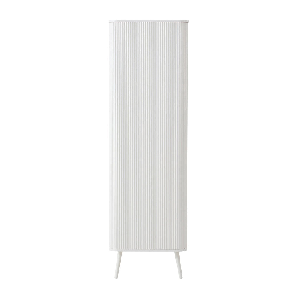 Dusklia - Hattie 3 Door Wardrobe - Warm White