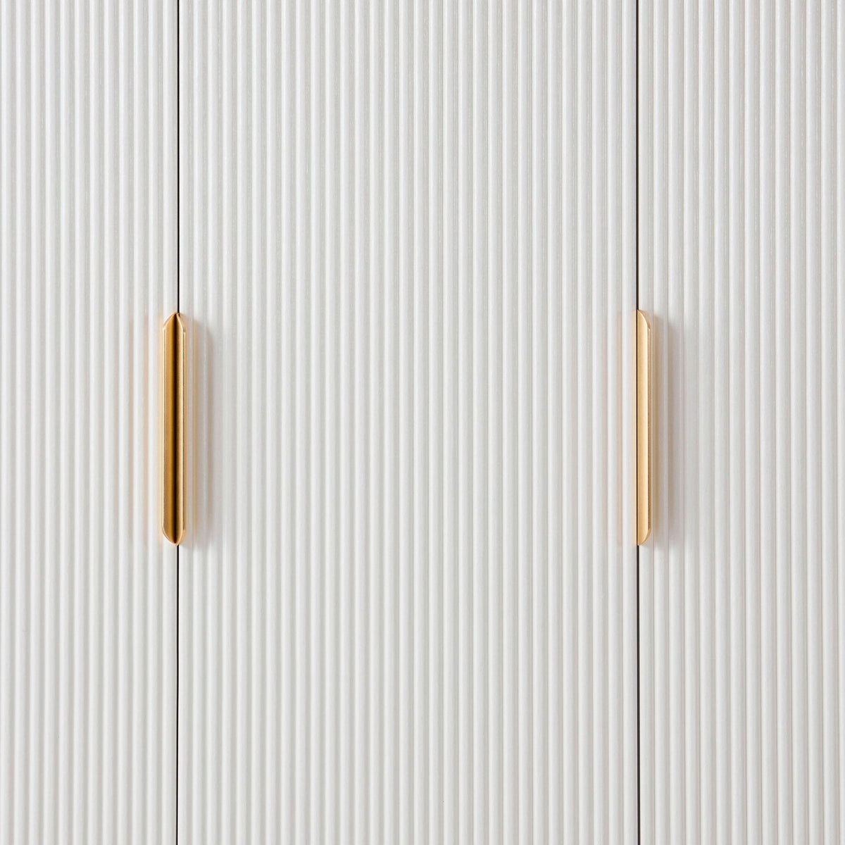 Dusklia - Hattie 3 Door Wardrobe - Warm White