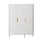 Dusklia - Hattie 3 Door Wardrobe - Warm White