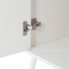 Dusklia - Hattie 3 Door Wardrobe - Warm White