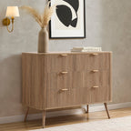 Dusklia - Hattie 3 Drawer Large Chest - Light Wood