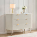 Dusklia - Hattie 3 Drawer Large Chest - Warm White