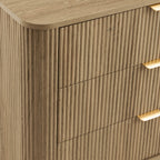 Dusklia - Hattie 3 Drawer Small Chest - Light Wood