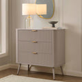 Dusklia - Hattie 3 Drawer Small Chest - Taupe