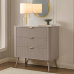 Dusklia - Hattie 3 Drawer Small Chest - Taupe
