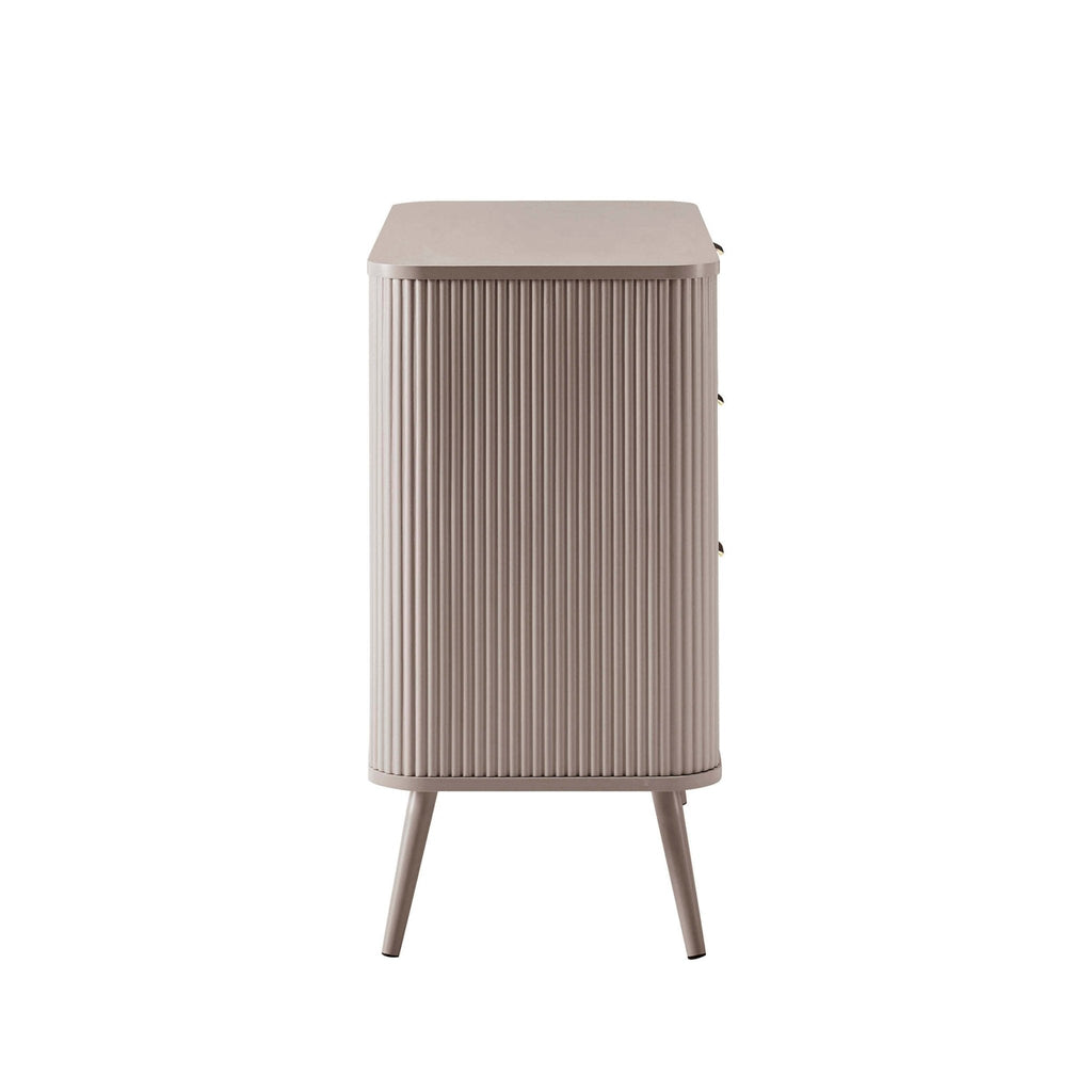 Dusklia - Hattie 3 Drawer Small Chest - Taupe