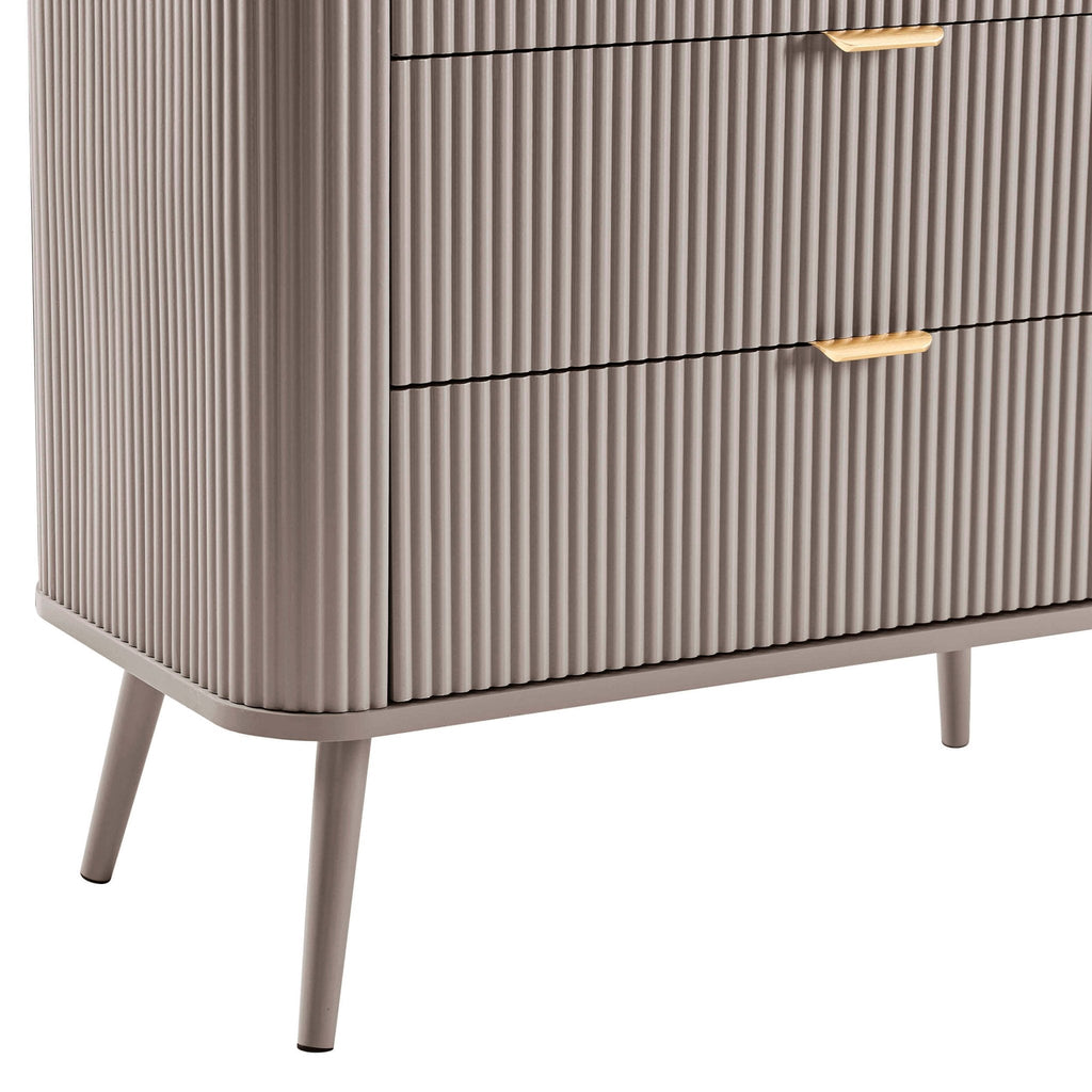Dusklia - Hattie 3 Drawer Small Chest - Taupe
