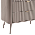 Dusklia - Hattie 3 Drawer Small Chest - Taupe