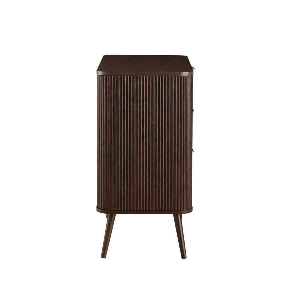 Dusklia - Hattie 3 Drawer Small Chest - Walnut