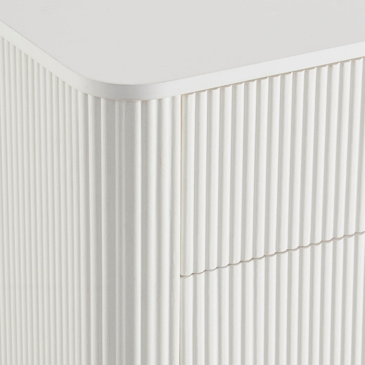 Dusklia - Hattie 3 Drawer Small Chest - Warm White