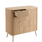 Dusklia - Hattie 5 Drawer Chest - Light Wood